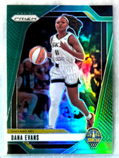 Dana Evans 2024 Panini Prizm WNBA Green Prizm Card- #72 Chicago- Sky Town