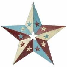 JT International Metal Star with Mini Star Overlay