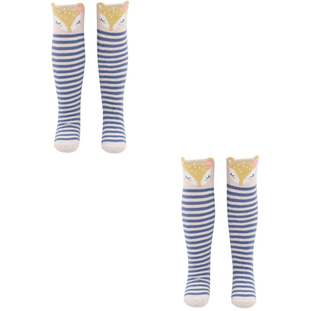 2 Pairs Combed Cotton Animal Stockings Child Kids Crazy Socks eBay