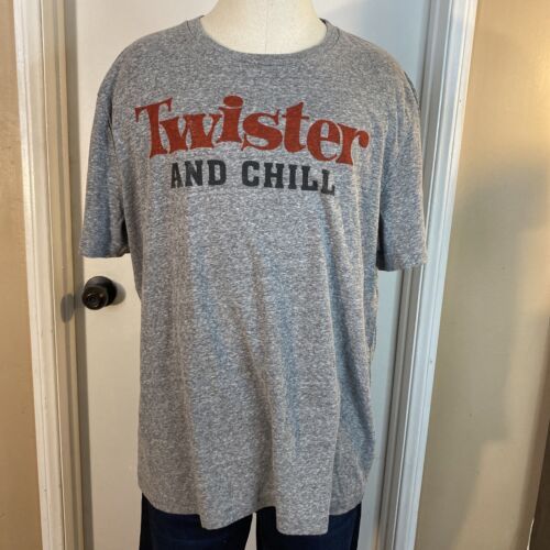 Twister And Chill Gray T Shirt Large L - Picture 1 of 8