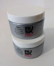 2 Rusk Pro Fix 03 Sculpting Hair Paste 3.4 oz Sculpt Define Texture Styling New