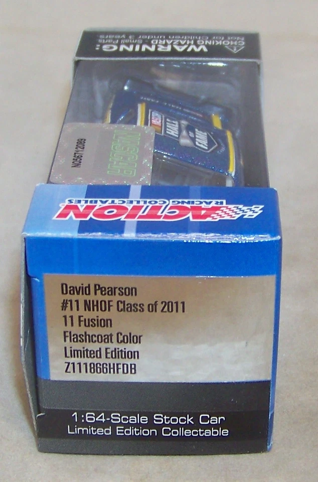 1:64 ACCIÓN #'11 SALÓN DE LA FAMA DE NASCAR NHOF CLASE DE 2011 DAVID PEARSON HOF NIB Foto 3 de 3