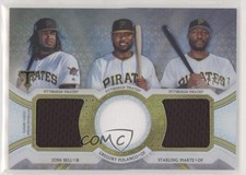 2018 Triple Threads Relic Combos Silver 17/27 Josh Bell Gregory Polanco 1u6