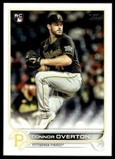 2022 Topps Connor Overton RC Pittsburgh Pirates #339