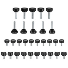 M4x12 M5x12 M6x20 M8x30 Threaded Knurled Thumbscrew Grip Knobs Thumb Screw fo...