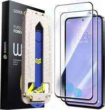 WSKEN Screen Protector for Samsung Galaxy S25 FE, 9H Tempered Glass, 360 prot,02