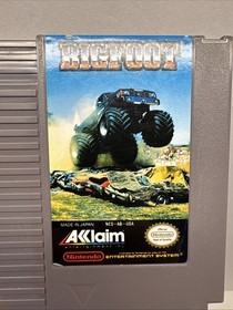 Bigfoot NES Nintendo Monster Truck Game,  Tested And Working