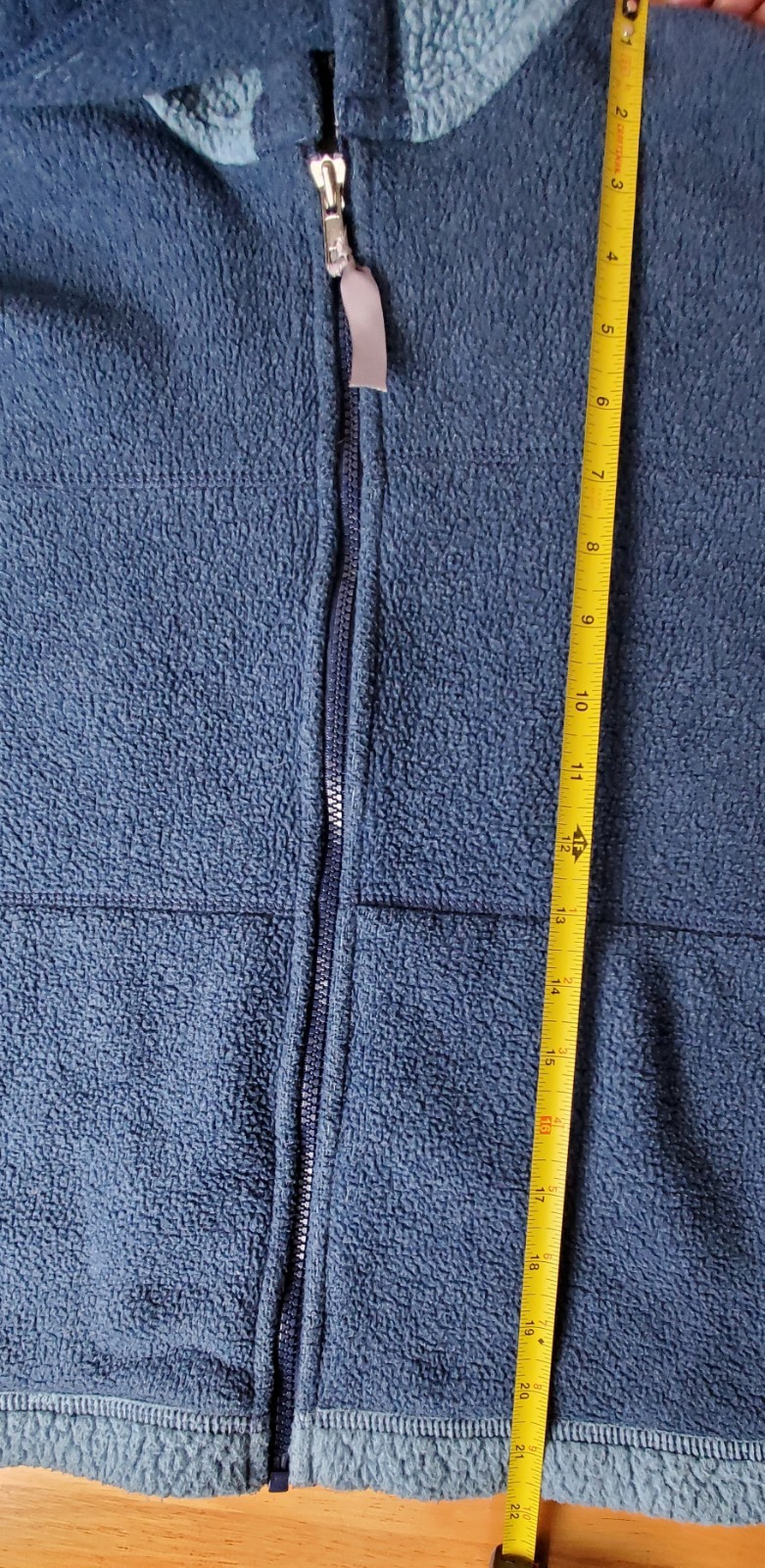 Vintage Patagonia Women's Synchilla Arctic Jacket Blue Full Zip Hooded Gorpcore thumbnail 10