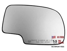 APA Replacement Mirror Glass Heated with Backing Plate Passenger Side Heated