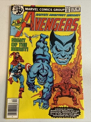 Avengers #178 (1978) Newsstand! 1st app The Manipulator! Beast solo story