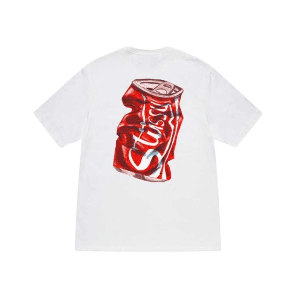 Stussy Soda Can T-Shirt White Streetwear Top