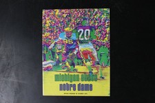 Michigan State Notre Dame Football Program October 1972 Vintage Collector