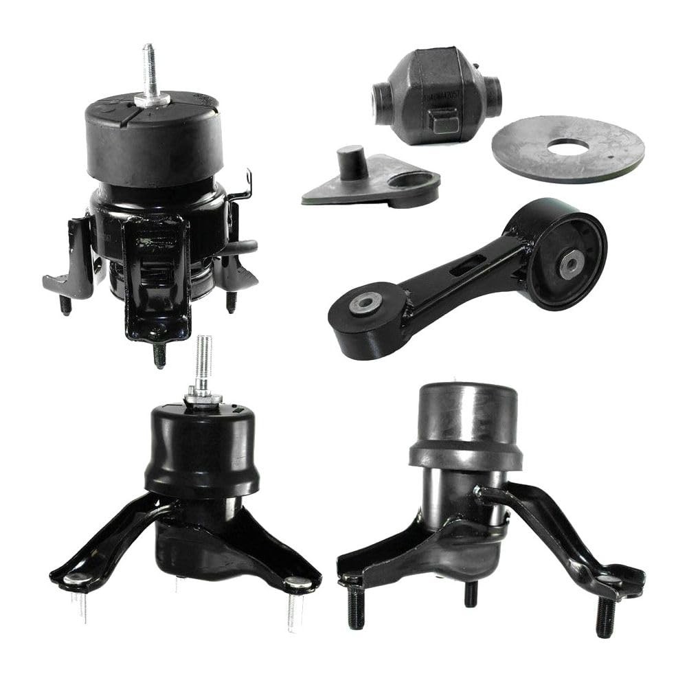 5pc Motor & Trans Mounts Front Rear Toyota Highlander 2014-2016 AWD Rubber Steel