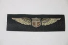 EXCELLENT COPY WW1 - 1920'S US AMERICAN PILOT WING BULLION WIRE NICE DETAIL #2