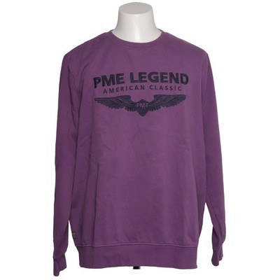 PME Legend, Sweatshirt, Größe: XXL, Lila/Schwarz, Baumwolle/Polyester #dPE