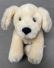VTG Russ Berrie Rover Puppy Dog Realistic Plush Cream Beige - All Tags