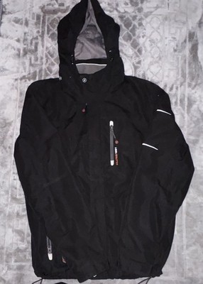 Killtec Level 3 Herren Skijacke mit Kapuze wasserdicht S Schwarz