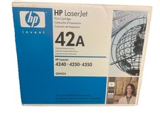 Genuine HP 42A LaserJet Black Toner Cartridge Q5942A Sealed OEM - see pics