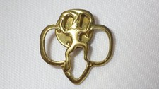 Vintage Girl Scouts Brownie Lapel Uniform Sash Hat Jacket Tie Tack Type Pin