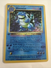 Pokémon TCG Turtok Blastoise Base Set2 2/102 Holo Rare Englisch Vintage EX+