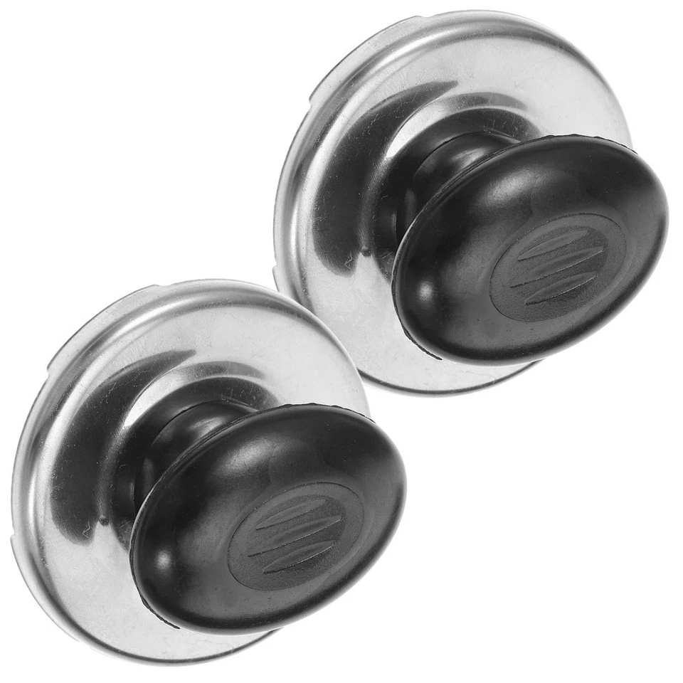 2 peças capa de reposição para chaleira de chá bule de metal apito tampa alça - Imagem 3 de 4