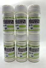 Lot of 6 New Trader Joe's Pure Organic Stevia Extract Powder EXP 2032