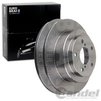 2X Eurobrake Bremsscheiben 266Mm Voll Hinten Passend FÜR | 5815204404