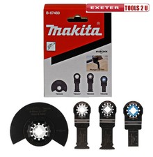 Makita Starlock Multi Tool 4 Piece Plunge Cut Segment Set - DTM50 DTM51 DTM52