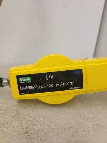 MSA Latchways Vertical Coil Energy Absorber 85535-00, Ladder Lifeline 31902-00 - Picture 2 of 19