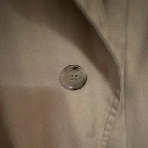 London Fog Maincoats Men's Beige Long Overcoat Button Front Size 46 image 5