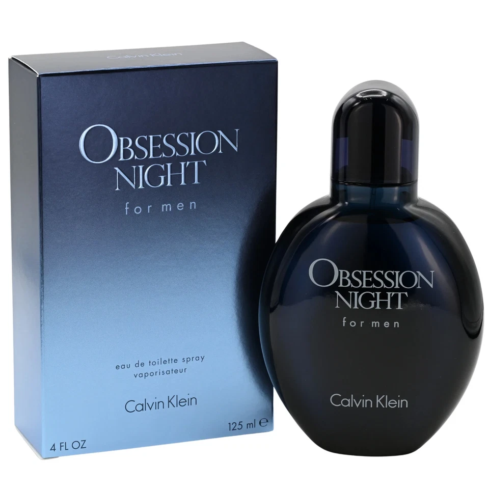 Одеколон для мужчин OBSESSION NIGHT от Calvin Klein 4/4,0 унции туалетная вода новый в коробке