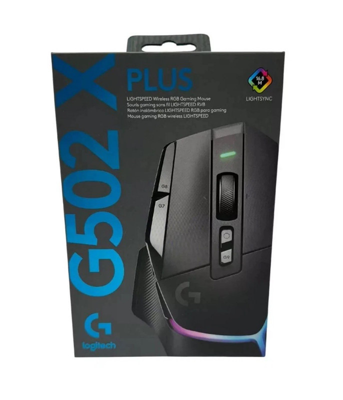 Logitech G502 X Plus Lightspeed Wireless RGB Gaming Mouse in Black (New)
