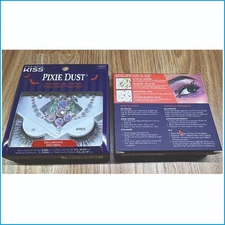 KISS Pixie Dust Halloween False Eyelashes Set w Glue Rainbow Glitter Gel Sticker