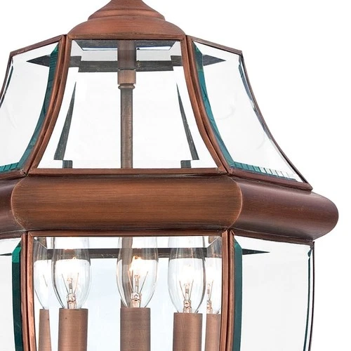 Quoizel NY1179 Newbury 3 Light 13"W Outdoor Pendant Lantern - Black - Picture 3 of 3