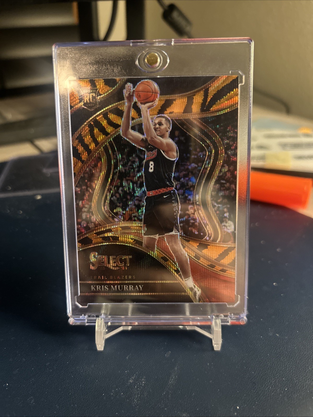 2023-24 Panini Select - Courtside Kris Murray #277 Tiger Stripes Prizm (RC)