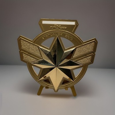 2019 Walt Disney RunDisney MARVEL Virtual Race 5K Medal CAPTAIN MARVEL 4  Medal
