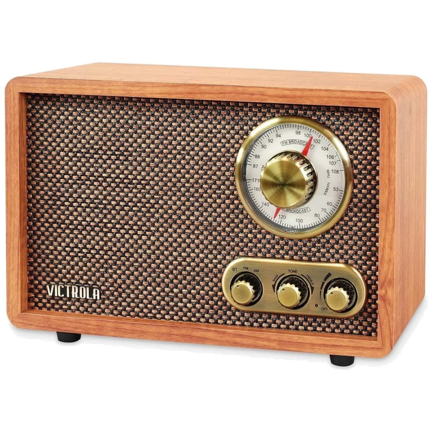 Retro Wood Radio: AM/FM Tuning, Wireless Streaming
