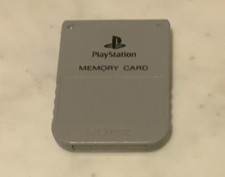 Sony SCPH-1020 HI Playstation Memory card -Gray Not Tested