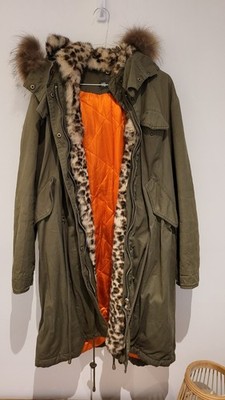 IQ Berlin Parka Echtfeel Leo Gr. S Wie Neu