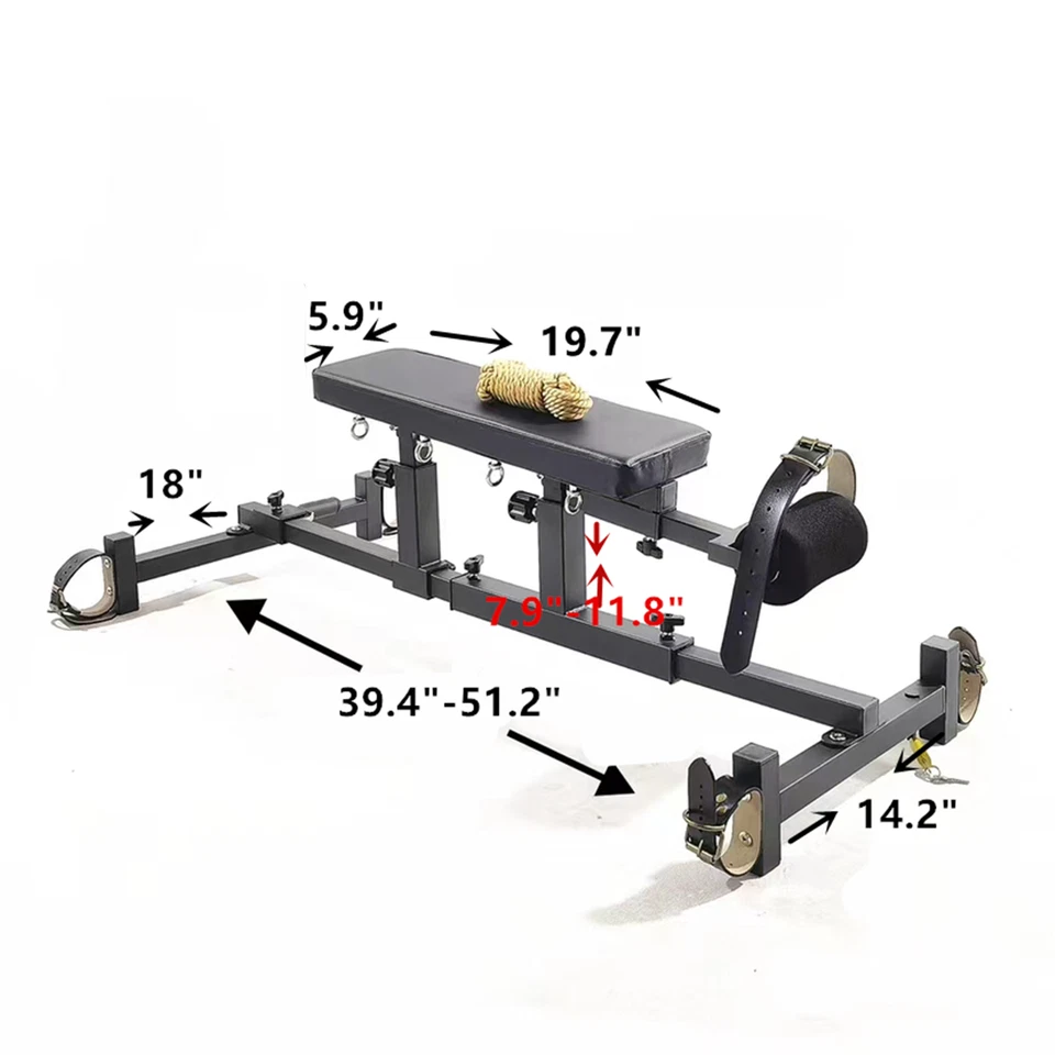 Sex Chair bdsm Bondage Play Bench Dungeon Position Aid Furniture SM Soft Seat - Image 2 of 4