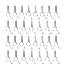 20 Pcs Spring Cage Latch Door Spring Hook Metal Finger for Fixing Rabbit, Dog...