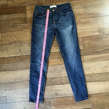 KanCan Women's Mid Rise Skinny Jeans KC5000 Size 7/27 Stretch Denim Blue 37717