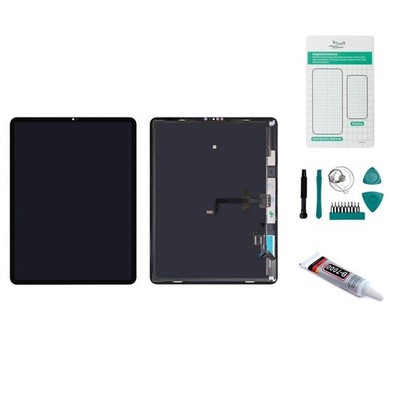 iPad Pro 12.9 (5. Gen) 2021 Display schwarz - Set Versand aus Deutschland