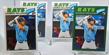 2026 Topps Heritage Carson Williams RC Chrome + Green Border + 2 Base Lot 4