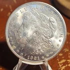 1921 P MORGAN SILVER DOLLAR--SHARP BU UNCIRCULATED