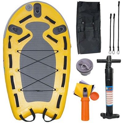 Large Inflatable Sled Water Floating Mat Jet Ski Board for Emergency Rescue
