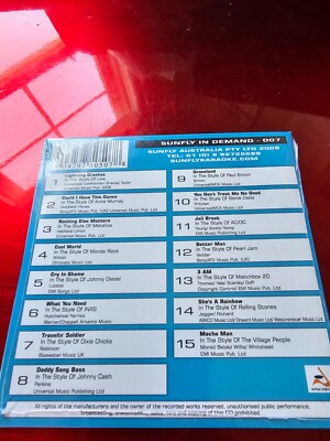 007    SUNFLY   KARAOKE CDG HARD TO FIND