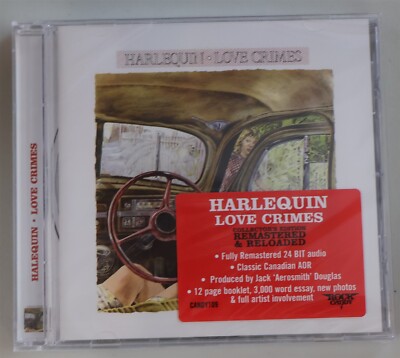 Harlequin Love Crimes CD new Rock Candy Records Reissue