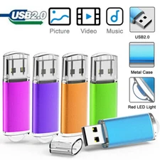5PCS 1G 2G 4G 8G 16G 32G 64GB USB 2.0 Flash Drives Memory Stick Pen Drive Thumb
