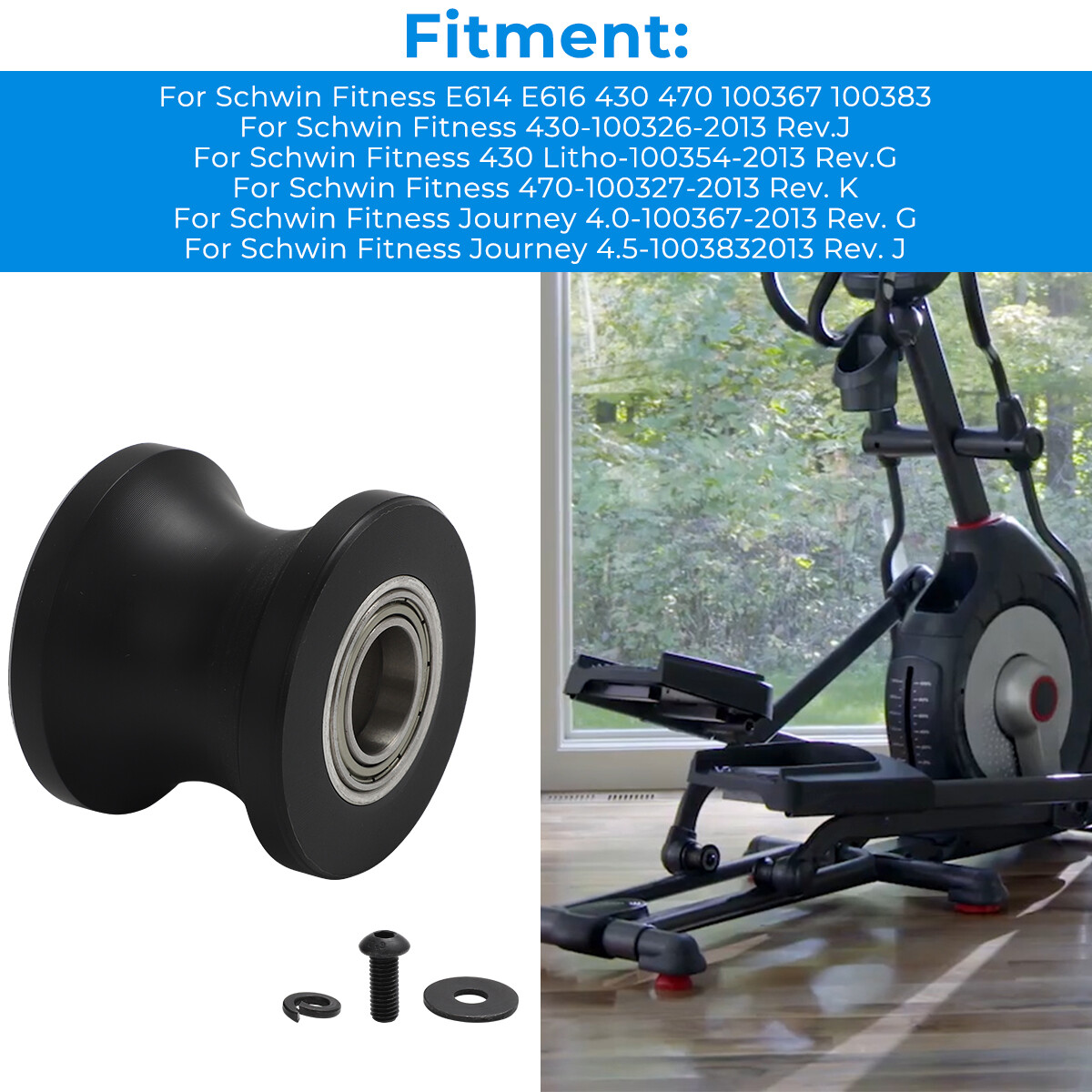 Elliptical Machine Schwinn 470 Elliptical Flywheel Weight 2X